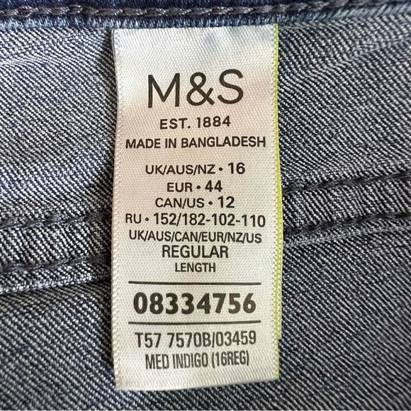 Marks & Spencer The Sienna High Waist Straight Leg Jeans - Picture 7 of 8